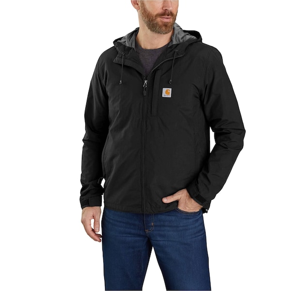 Carhartt Rain Defender Relaxed Fit Lightweight Jacket, Black, Large, REG 104671-N04LREG - main
